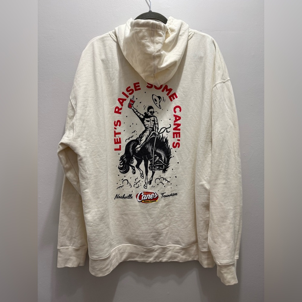 Raising Canes Chicken Hoodie Nashville TN Broadway XXL